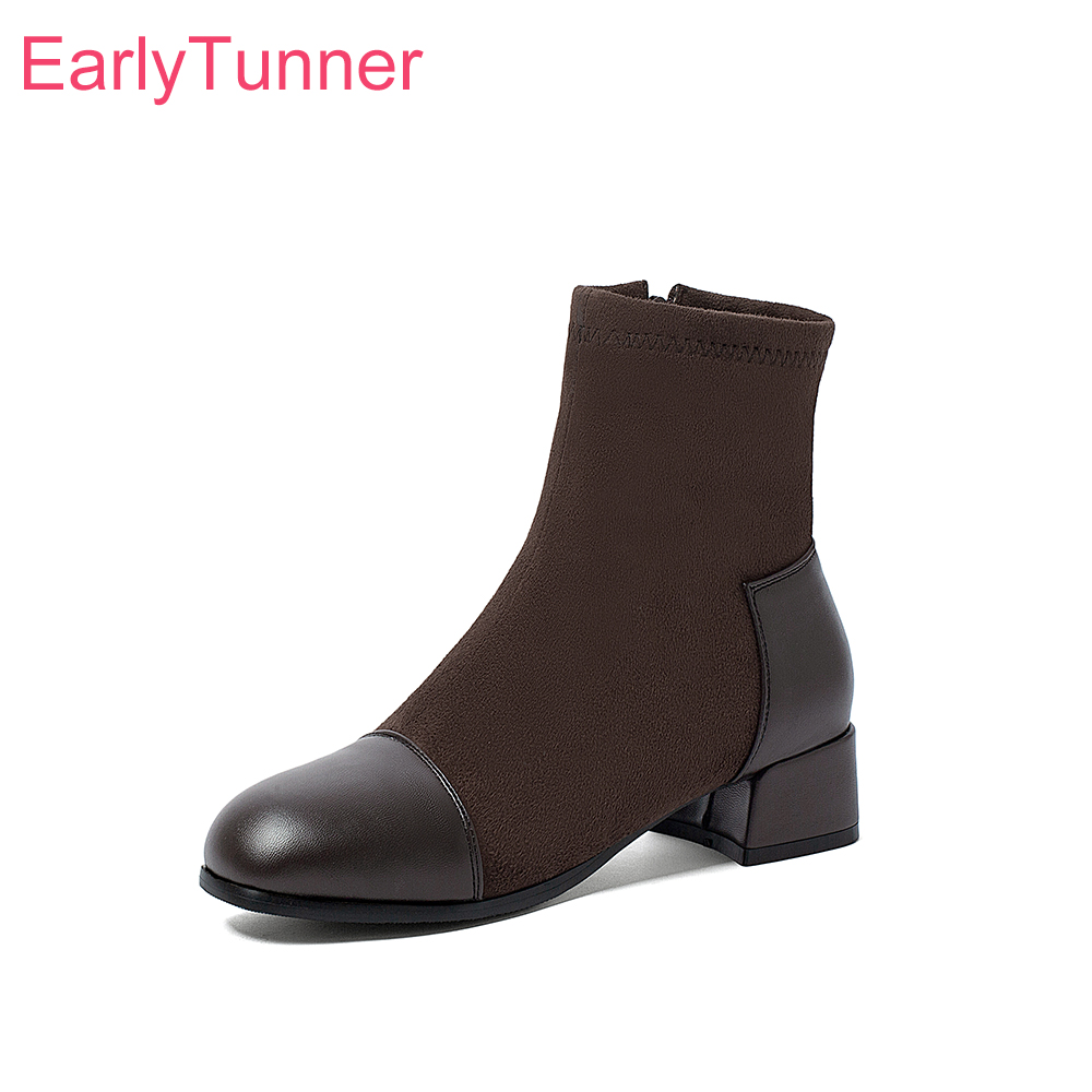 Women Shoes Size 7 - 2026 Autumn Comfortable Women Ankle Booties