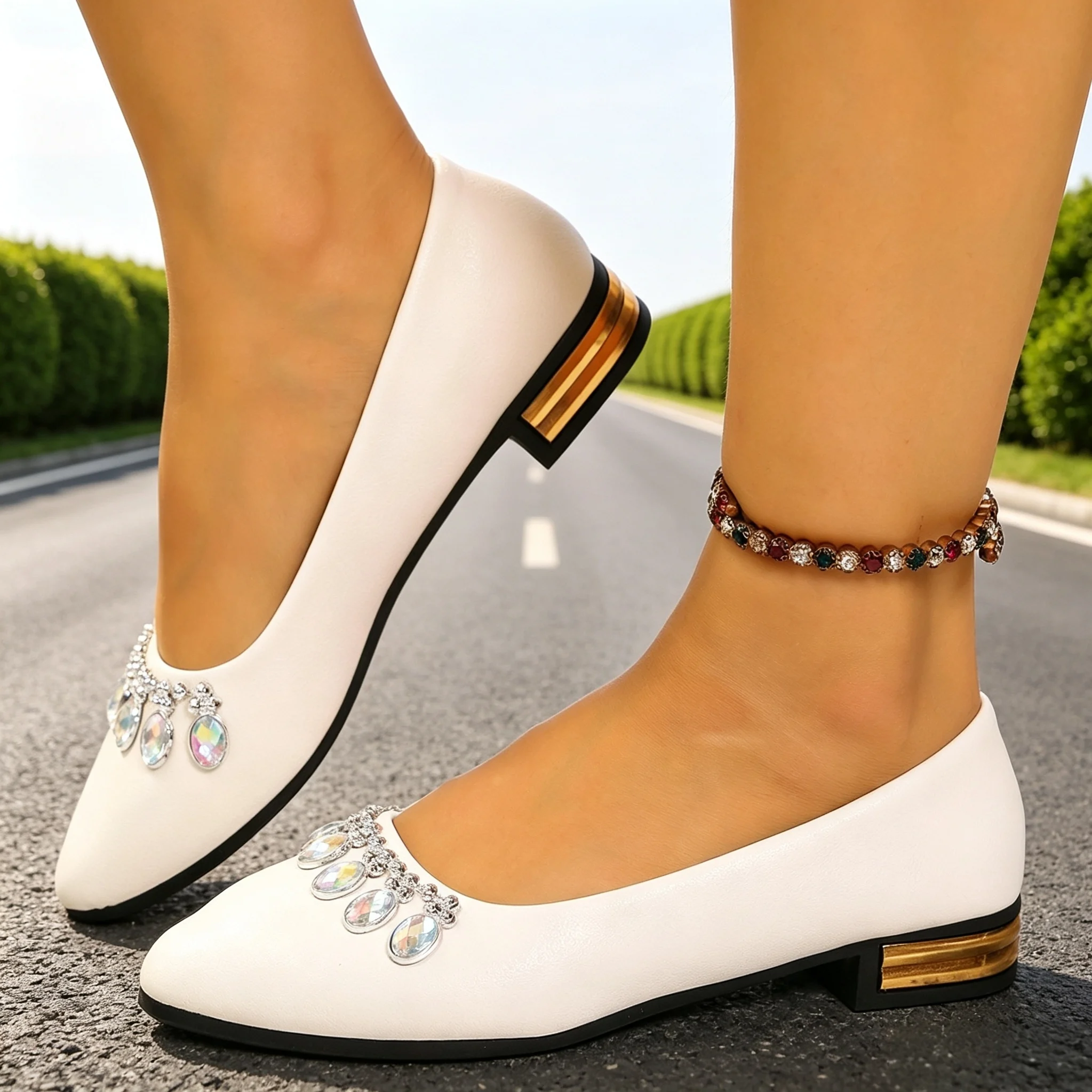 Women Shoes Sale - Women Flats Pointed Toe Ballet Shoes