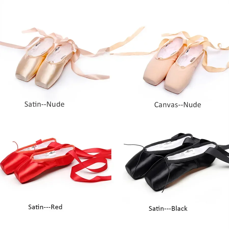 Women'S Xc Shoes - TIEJIAN Professional Ballet Pointe Shoes Canvas