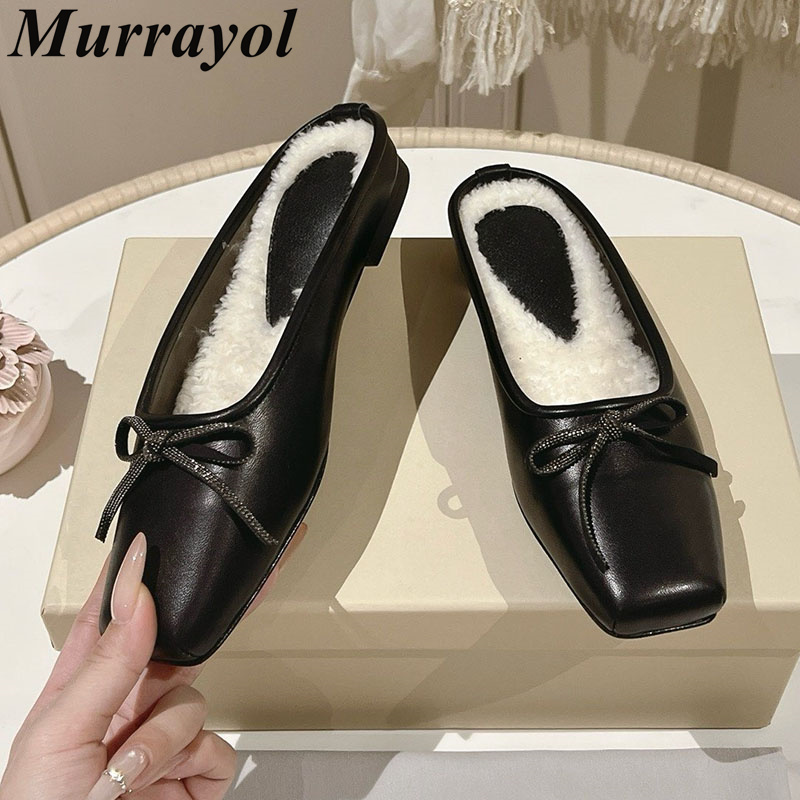 Lazy Mules Women Real Leather  - Slip On Mule Flat ulasan dan harga