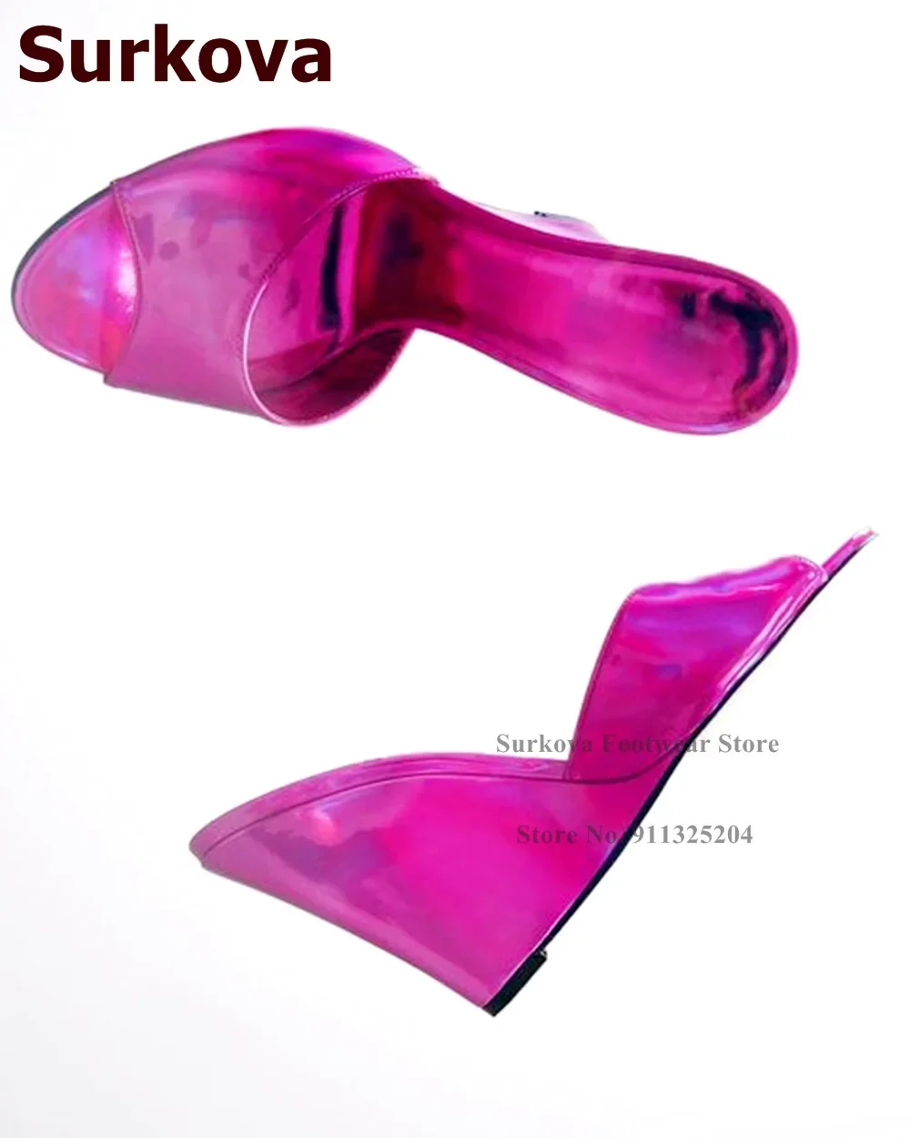 Surkova Hologram Iridescent Fu - Women Shoes Size 7 ulasan dan harga
