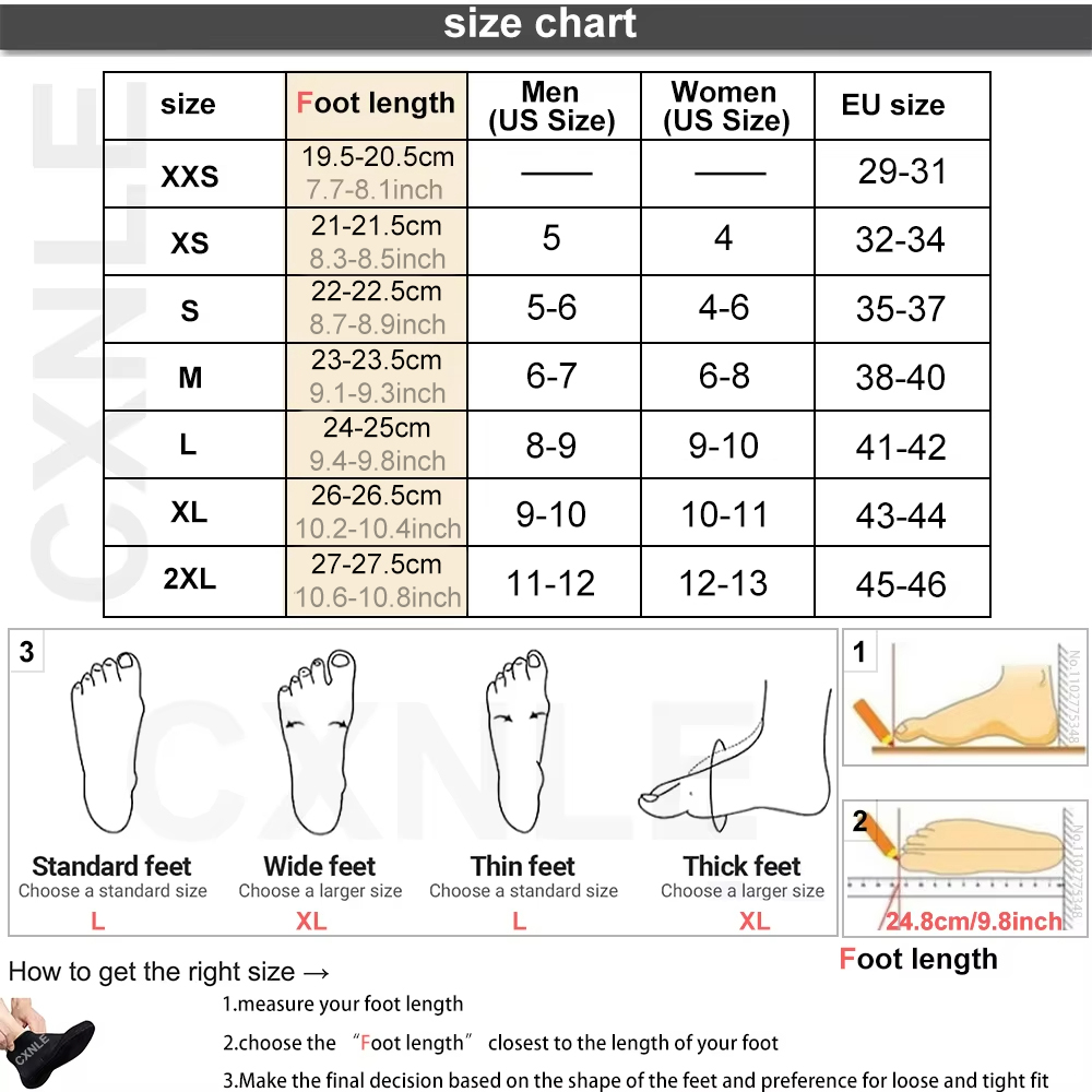5mm Neoprene Diving Socks Wets - Women'S Shoes Neuropathy ulasan dan harga