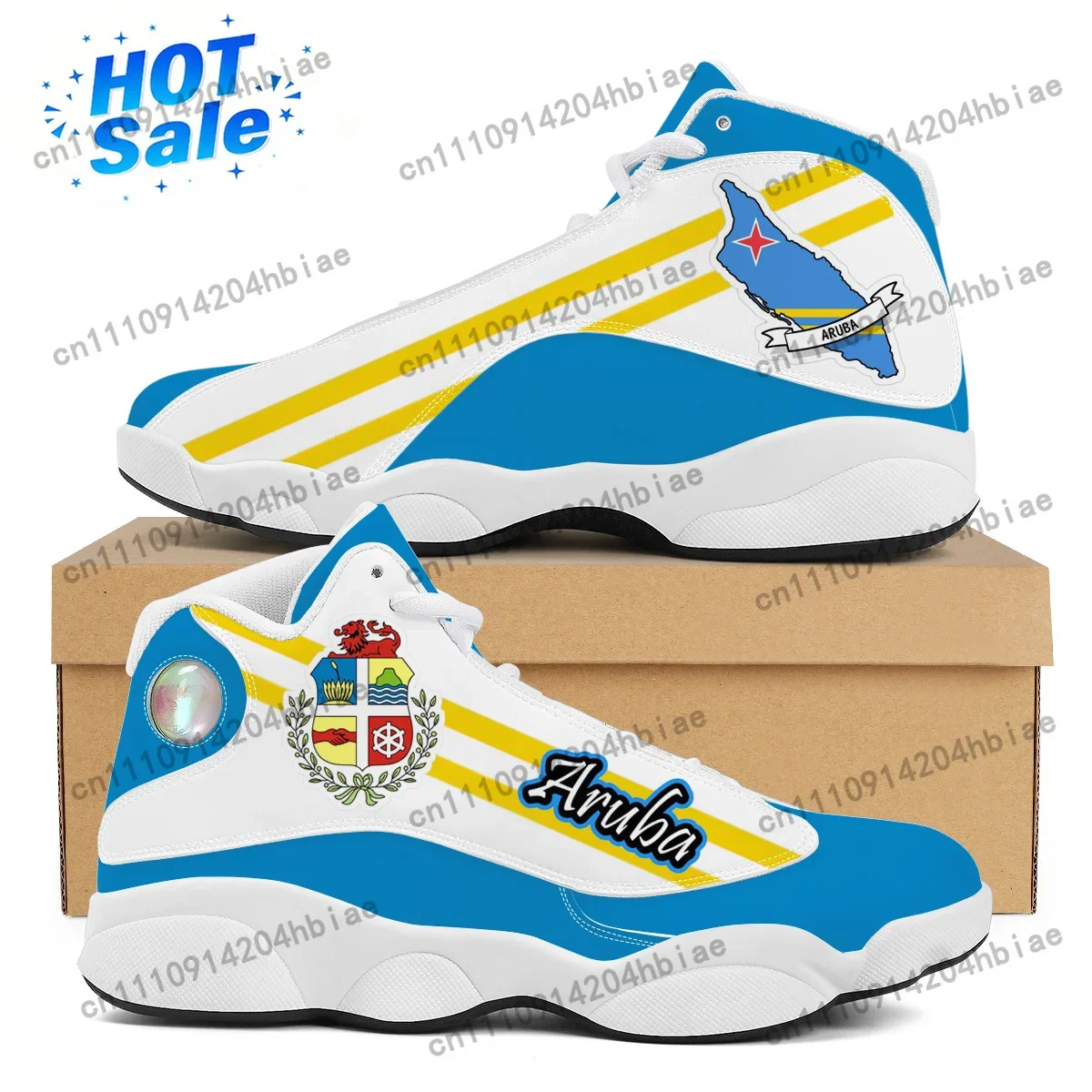 ARUBA Flag Print Custom Cool M - Women Shoes Tennis ulasan dan harga