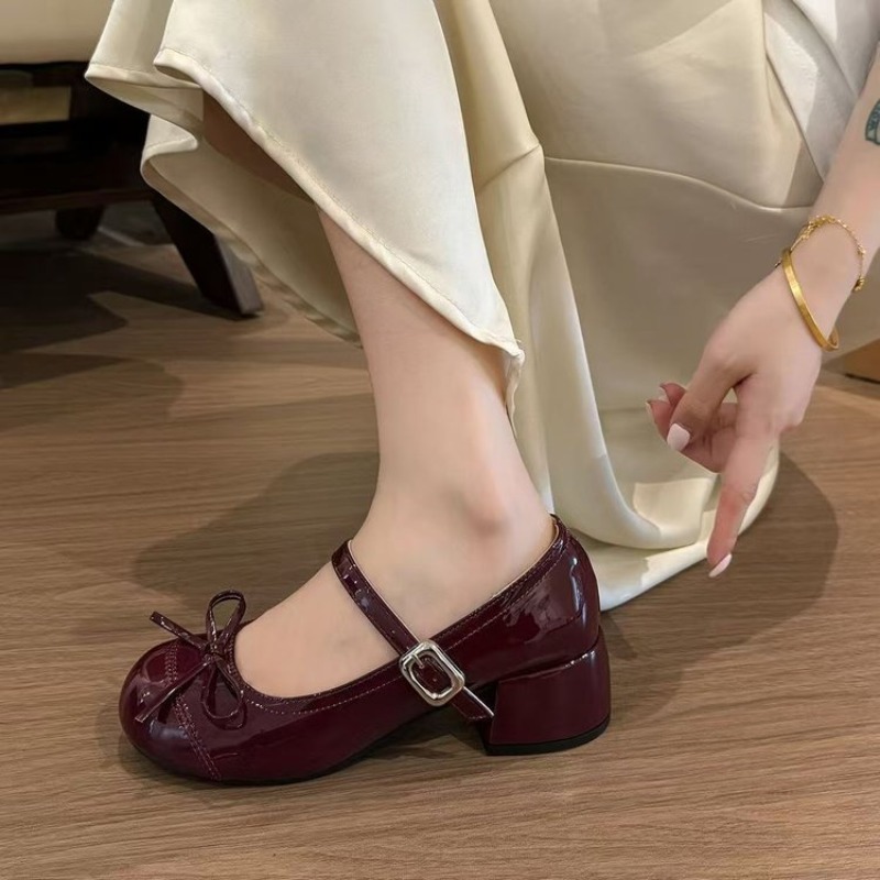 Womens Mary Jane Shoes Round T - Women'S Shoes For Work ulasan dan harga