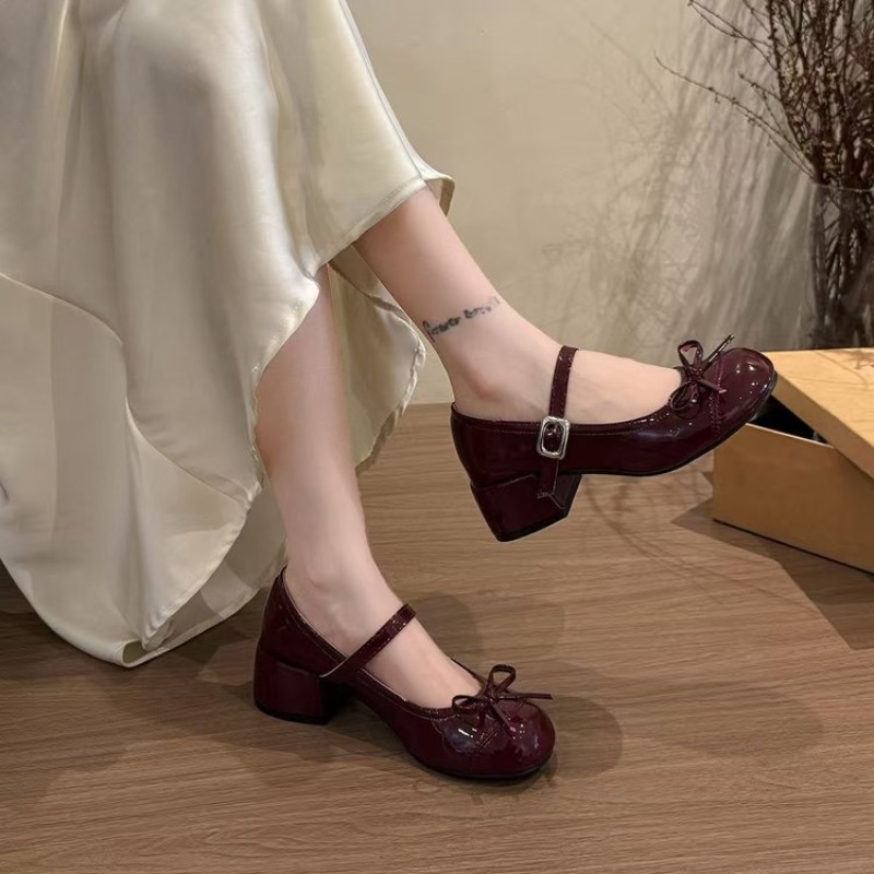 Womens Mary Jane Shoes Round T - Women'S Shoes For Work ulasan dan harga