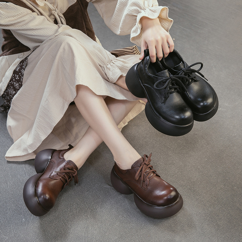 7 Cm Height Woman Wedge Oxford - Women Shoes Size 7 ulasan dan harga
