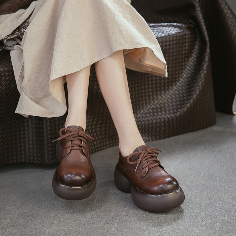 7 Cm Height Woman Wedge Oxford - Women Shoes Size 7 ulasan dan harga
