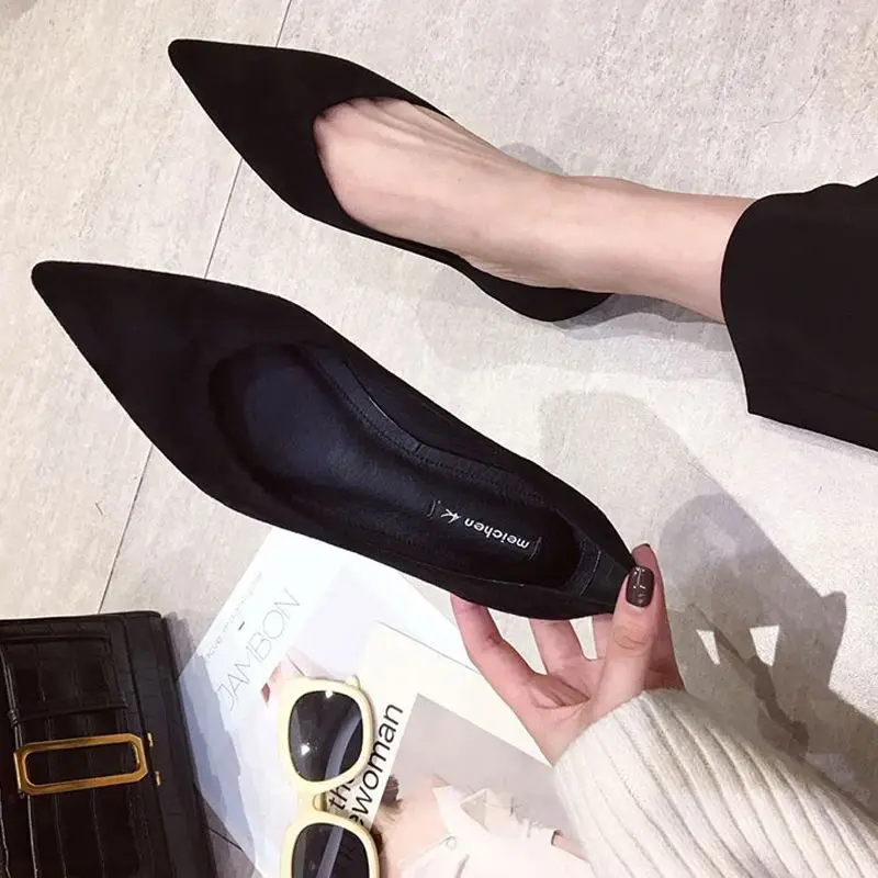 Pointed Toe Low Heel Elegant N - Women Shoes Quick Delivery ulasan dan harga