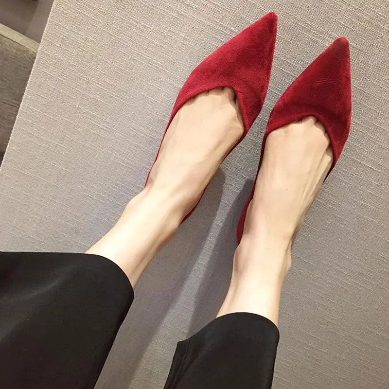 Pointed Toe Low Heel Elegant N - Women Shoes Quick Delivery ulasan dan harga