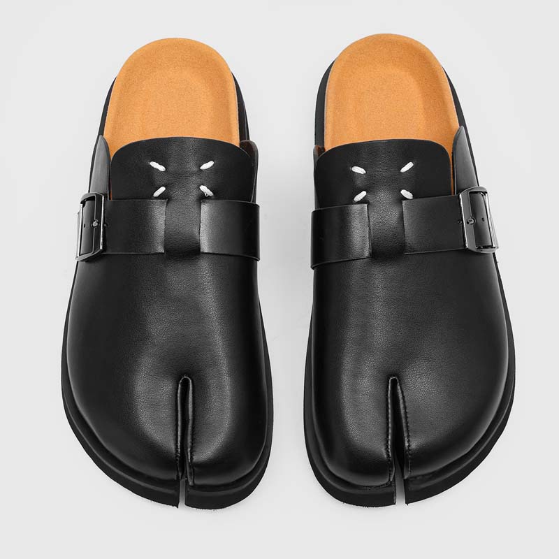 New Trendy Men Split-toe Mule  - Slip On Mule Flat ulasan dan harga