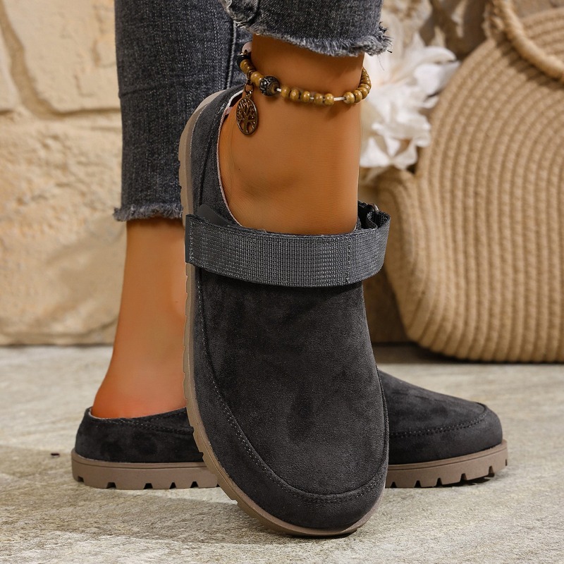 New Women Suede Mules Multicol - Slip On Mule Flat ulasan dan harga