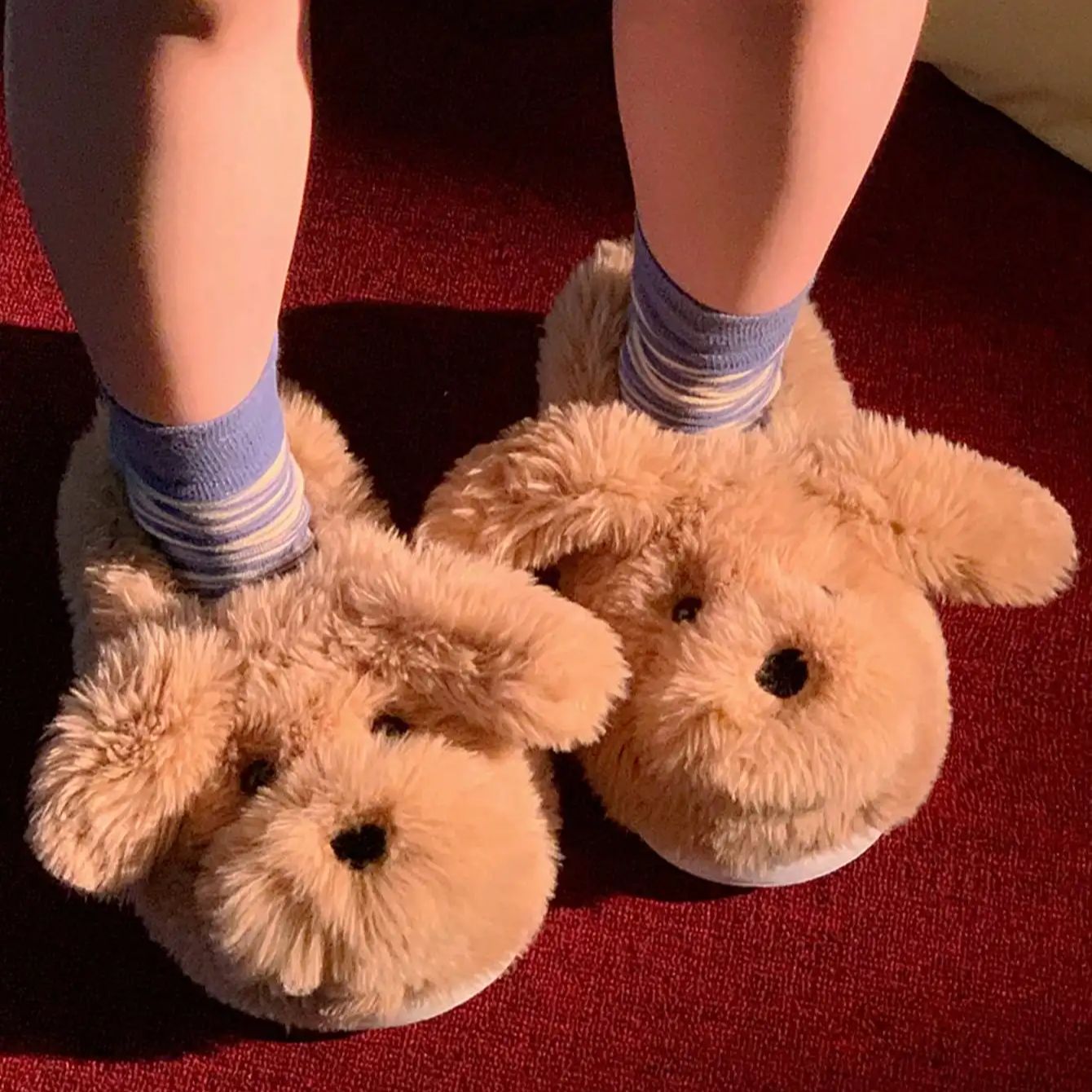 Women House Fur Slippers Casua - Women Shoes Winter ulasan dan harga