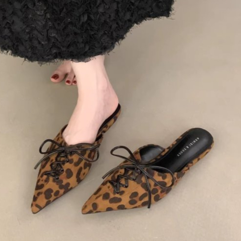 Leopard Women's Slippers Heele - Women Shoes Size 7 ulasan dan harga
