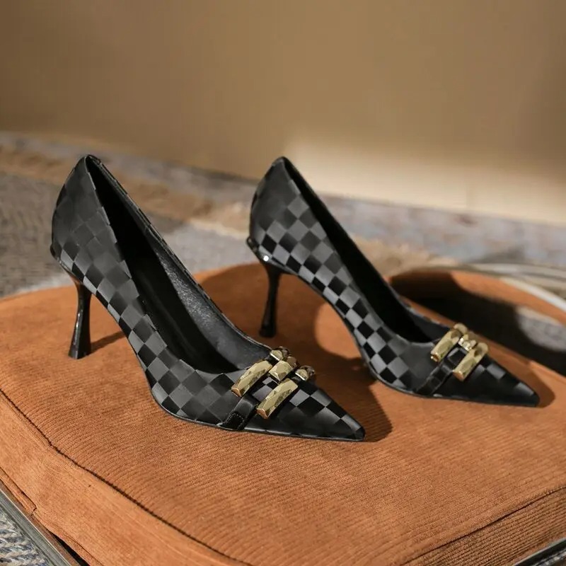 Office With Medium Heels Black - Women Shoes Quick Delivery ulasan dan harga