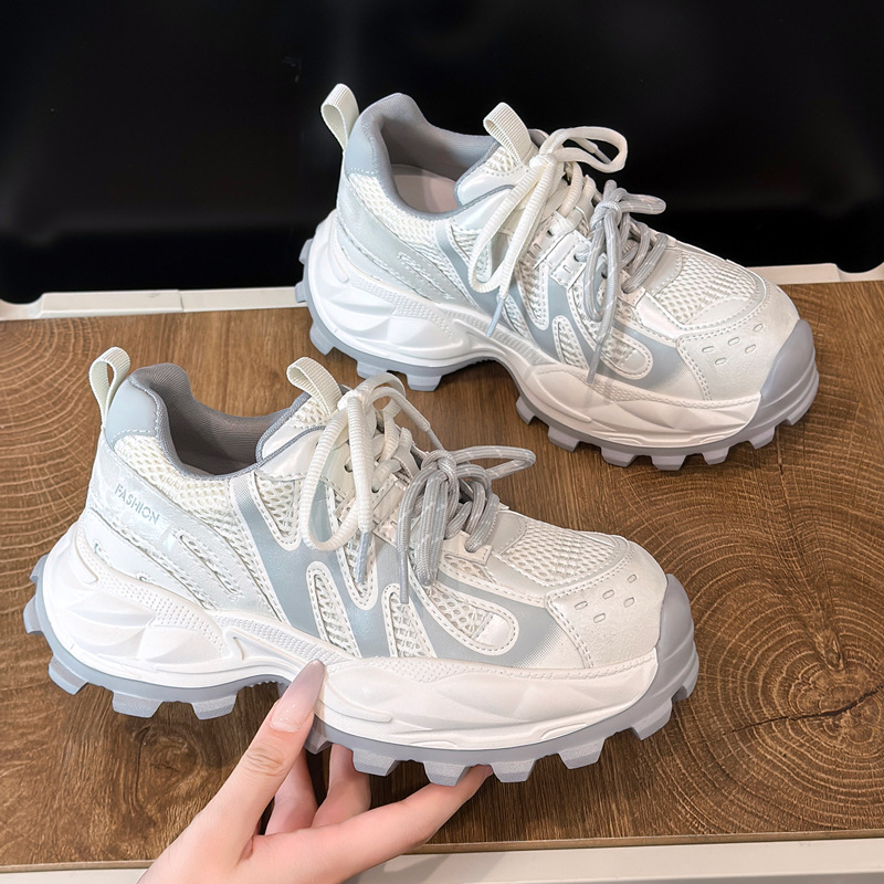Mesh Chunky Sneakers Women Bre - Women Shoes Tennis ulasan dan harga