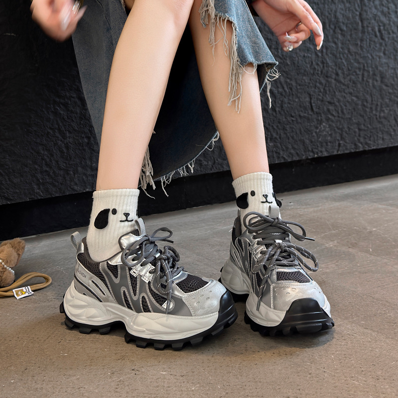 Mesh Chunky Sneakers Women Bre - Women Shoes Tennis ulasan dan harga