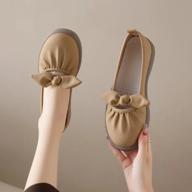 Low Heel Elegant With Bow Shoe - Women Shoes Quick Delivery ulasan dan harga