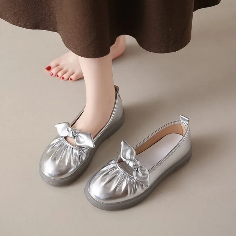 Low Heel Elegant With Bow Shoe - Women Shoes Quick Delivery ulasan dan harga