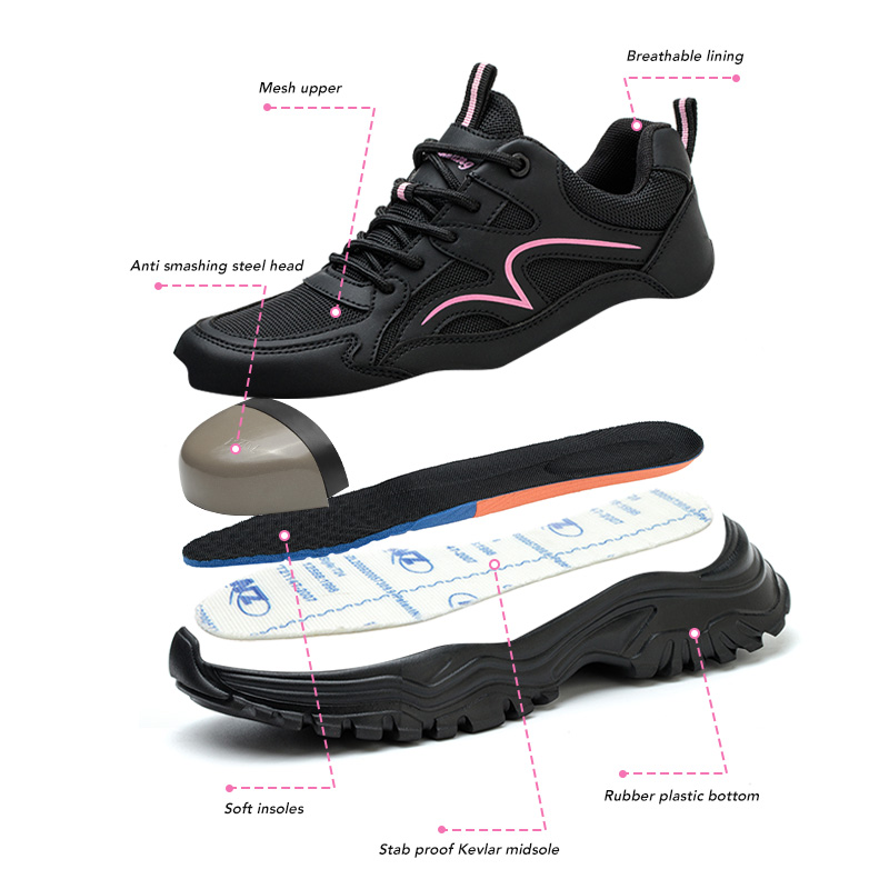 New Women Safety Shoes Anti-sm - Women'S Shoes For Work ulasan dan harga