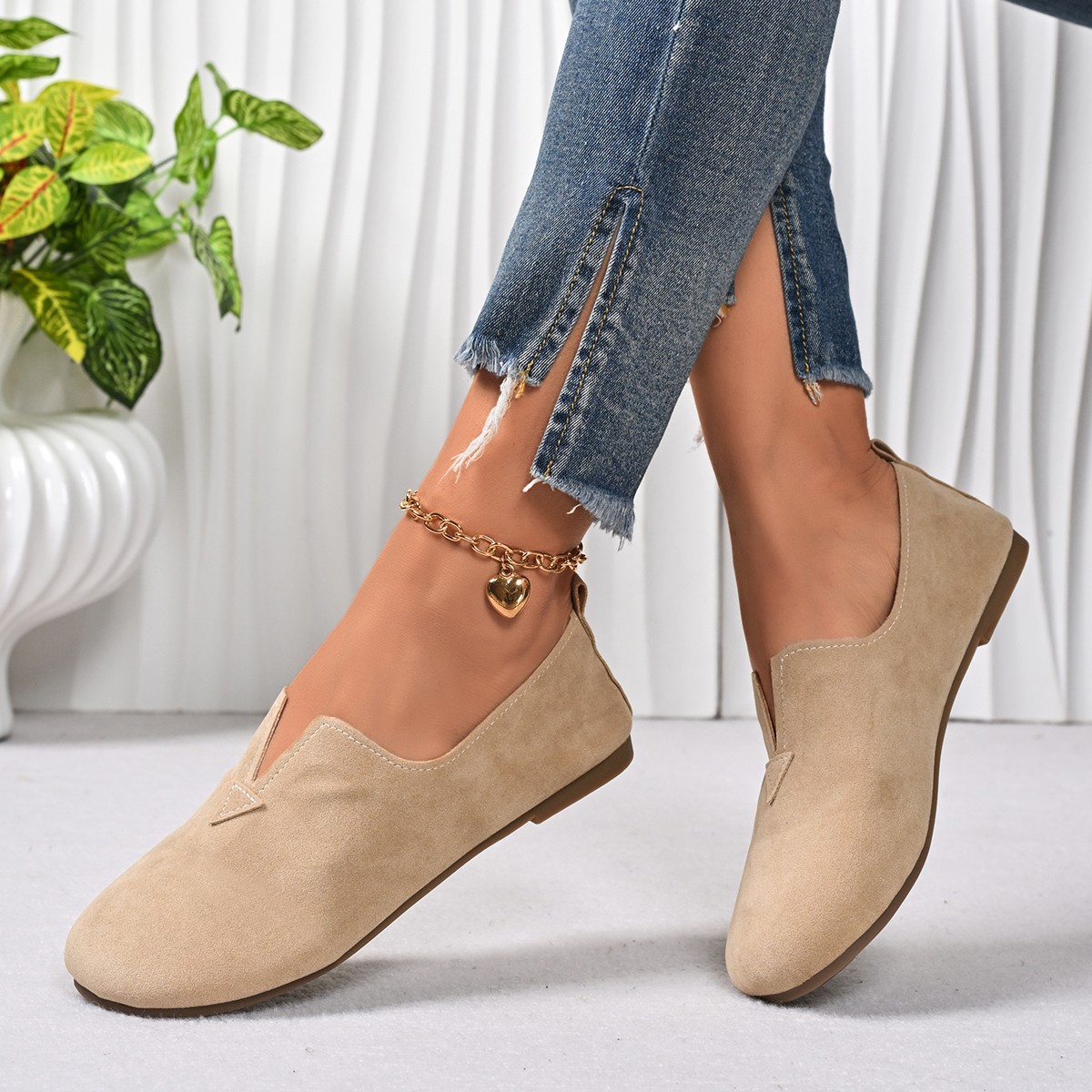 Women's Flat Shoes Slip-on Rou - Women Shoes Quick Delivery ulasan dan harga