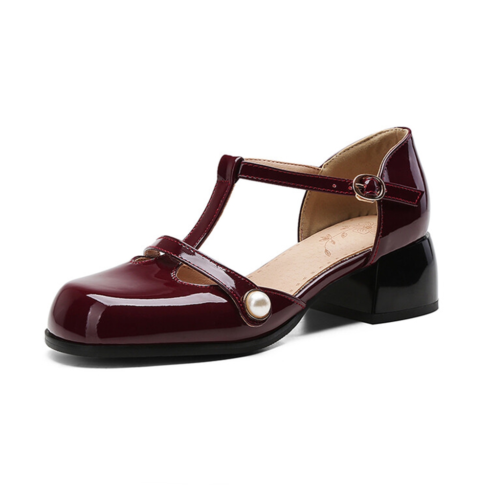 Thick High Heels Sandals Women - Women'S Shoes For Work ulasan dan harga