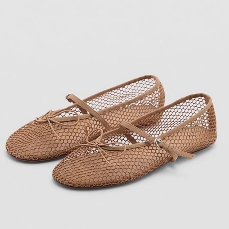 Mesh Summer Ballet Flats Shoes - Women Shoes Size 7 ulasan dan harga