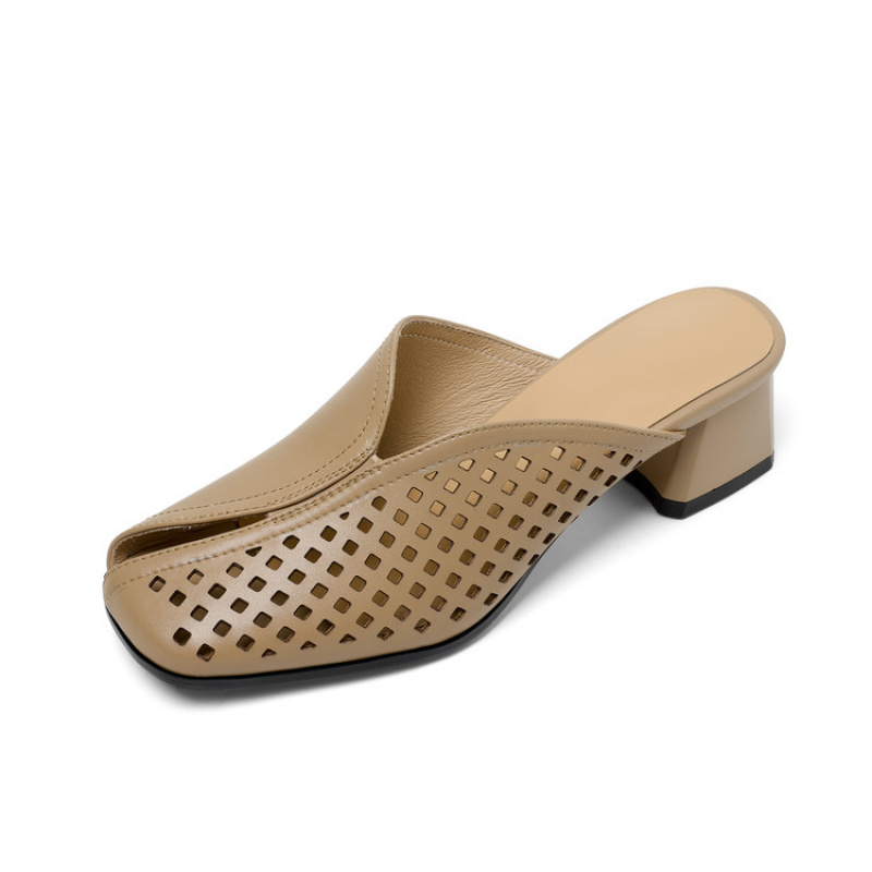 Heels Slippers  Thick Heel  Sl - Women'S Shoes In Wide Width ulasan dan harga