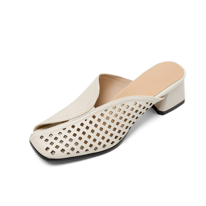 Heels Slippers  Thick Heel  Sl - Women'S Shoes In Wide Width ulasan dan harga