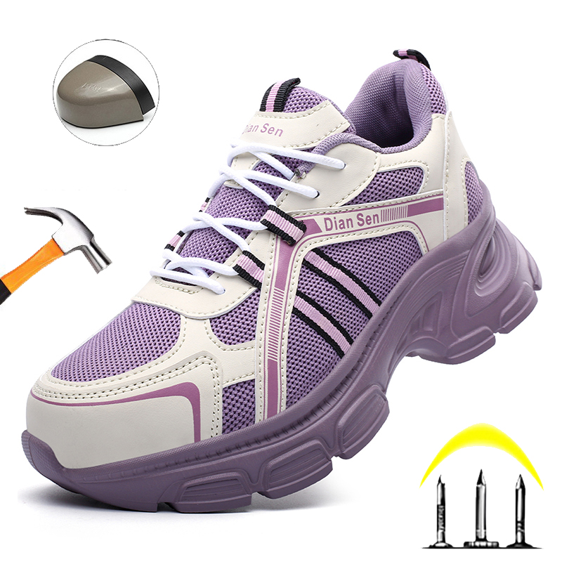 Safety Shoes Women Wear-resist - Women'S Shoes For Work ulasan dan harga