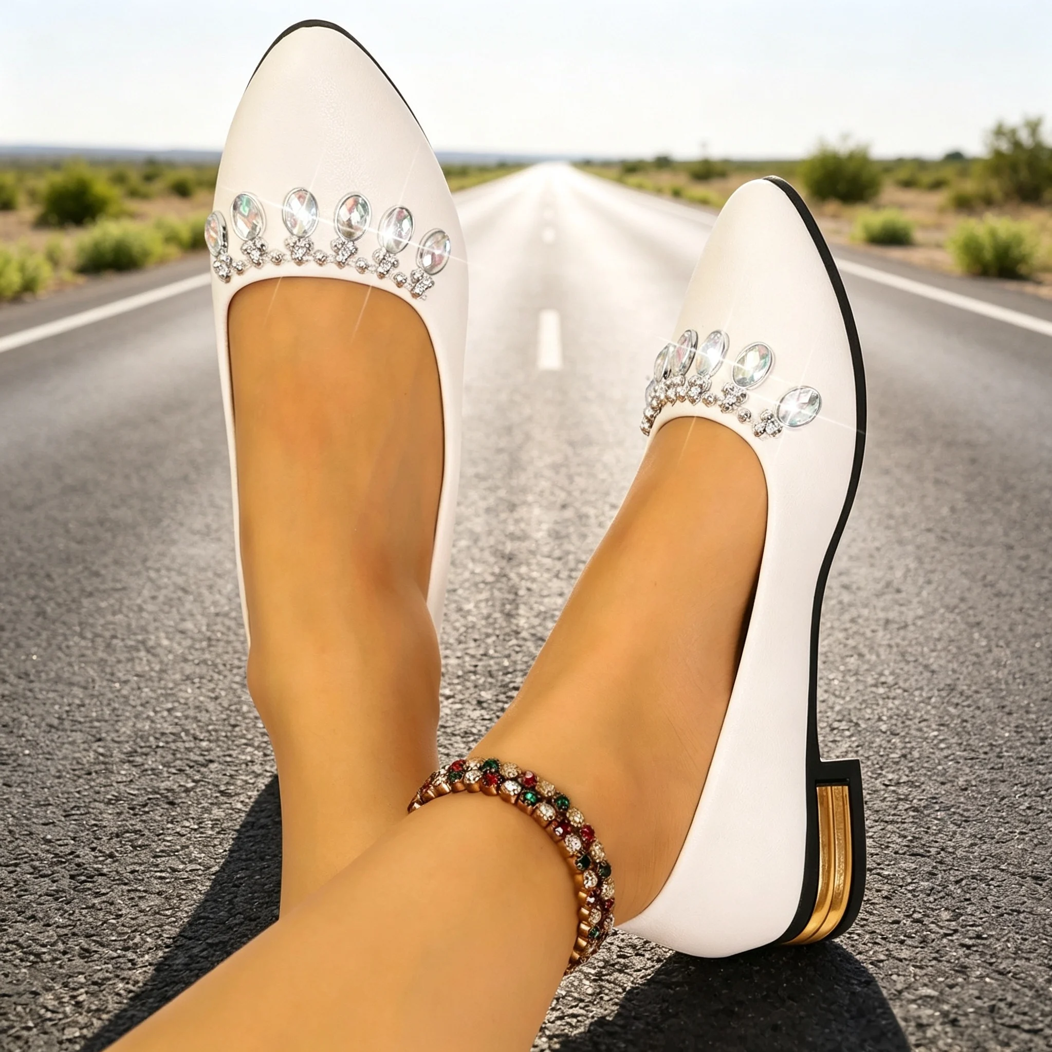 Women Flats Pointed Toe Ballet - Women Shoes Sale ulasan dan harga