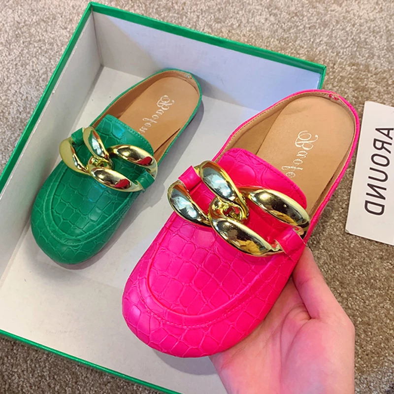Fashion Women Slippers Plus Si - Gold Chain Sandal ulasan dan harga