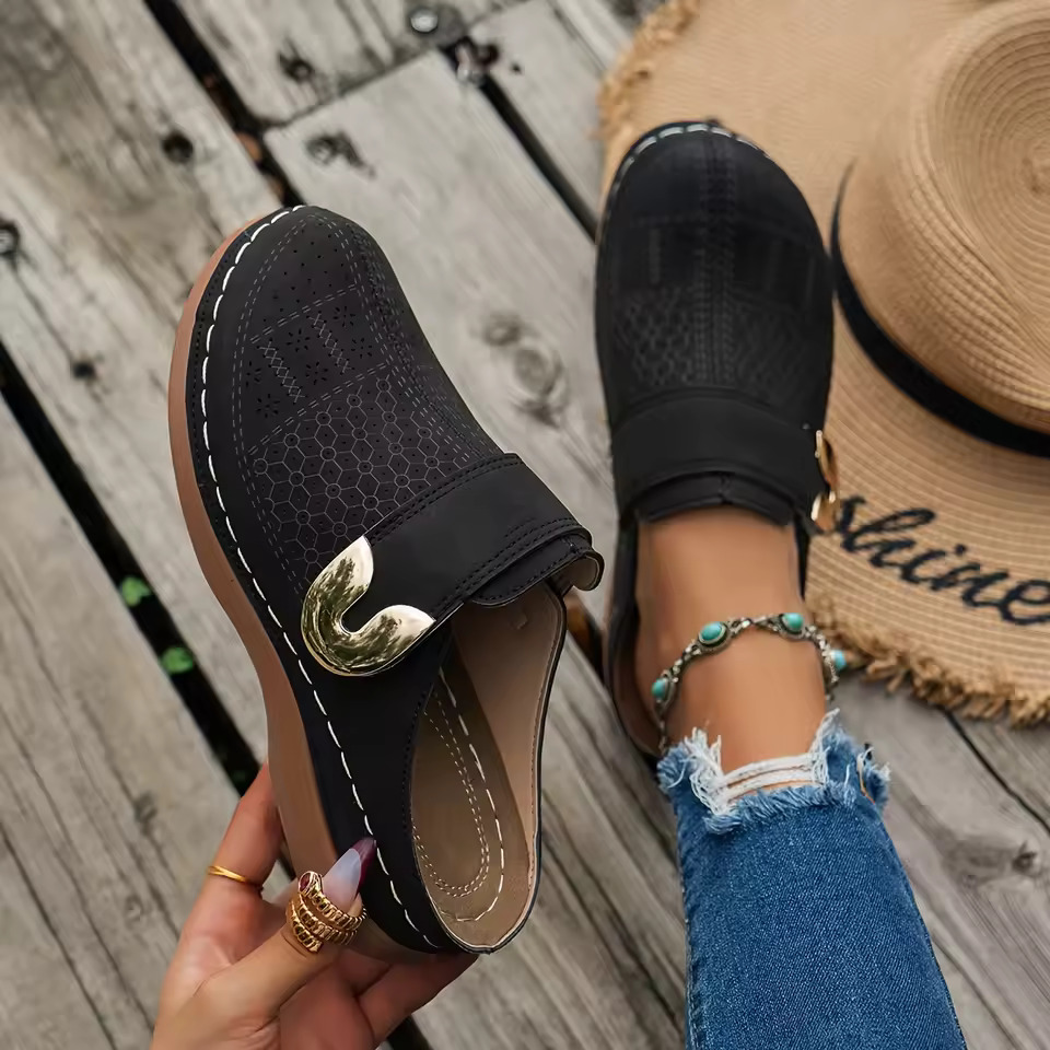 Women's Comfort Mules Slip On  - Slip On Mule Flat ulasan dan harga