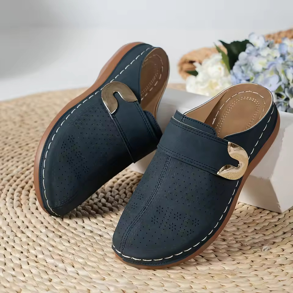 Women's Comfort Mules Slip On  - Slip On Mule Flat ulasan dan harga