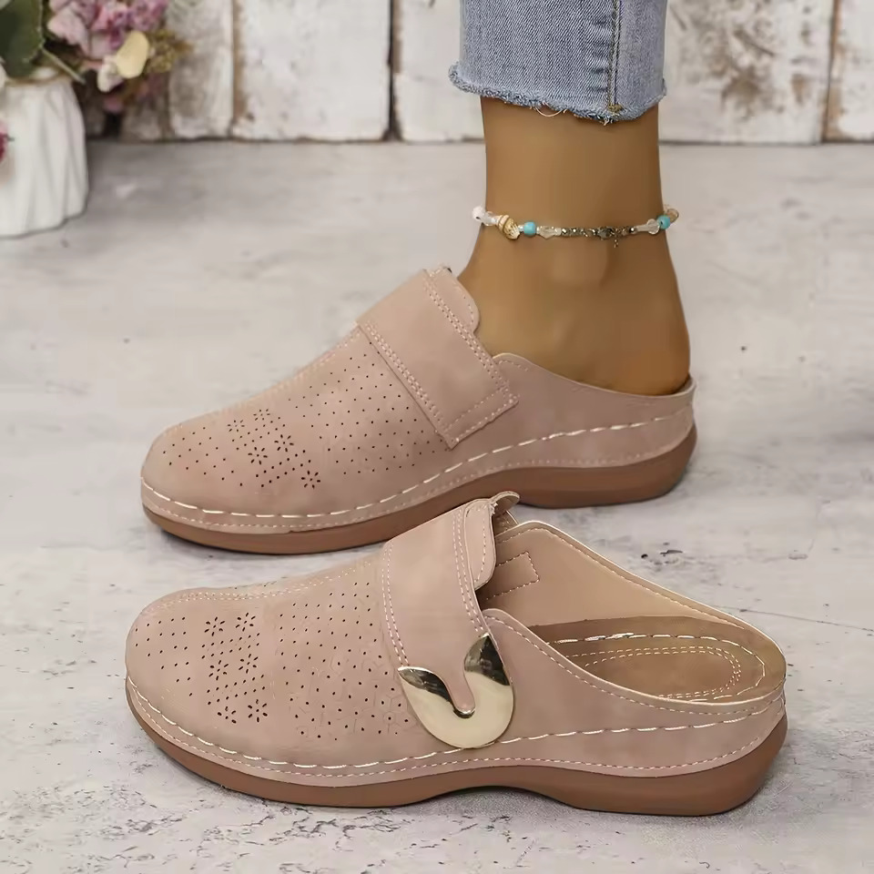 Women's Comfort Mules Slip On  - Slip On Mule Flat ulasan dan harga