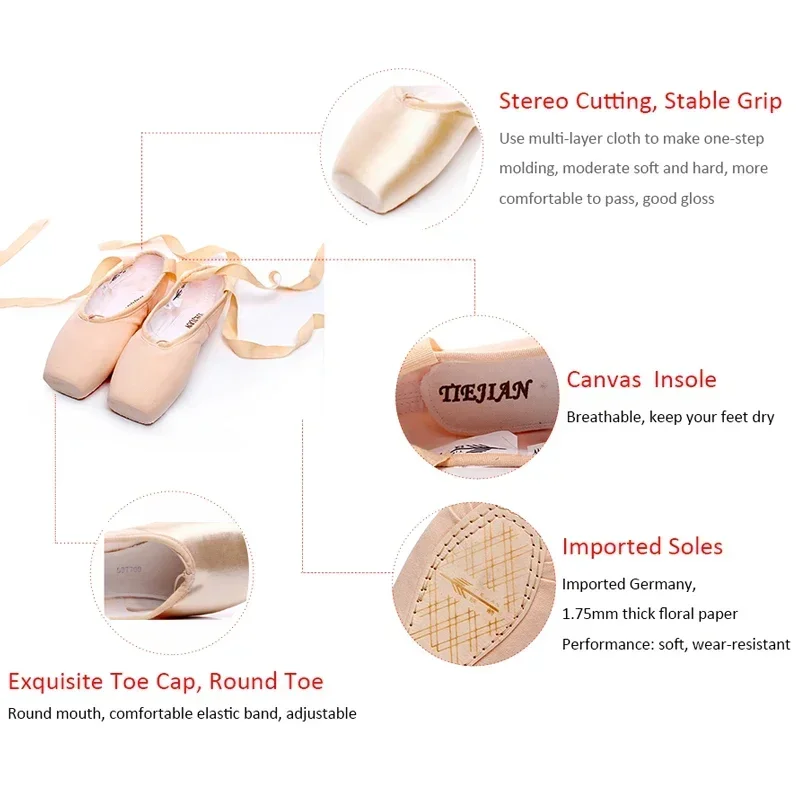 TIEJIAN Professional Ballet Po - Women'S Xc Shoes ulasan dan harga