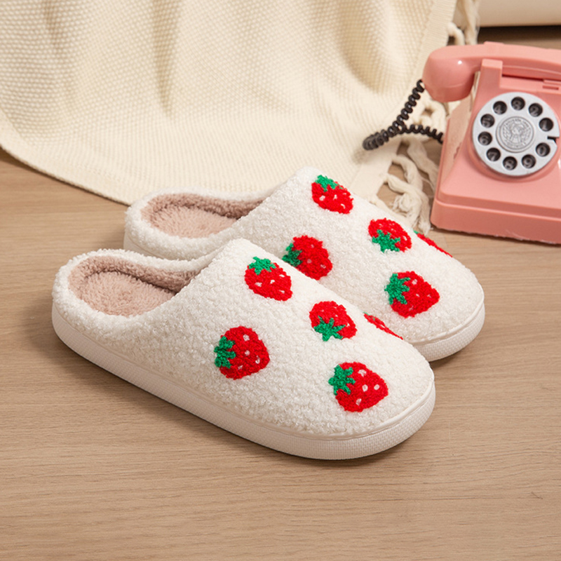 Strawberry Women's Slippers Ho - Women Shoes Winter ulasan dan harga