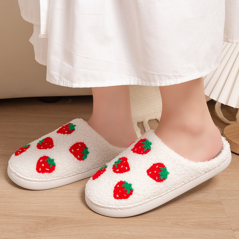Strawberry Women's Slippers Ho - Women Shoes Winter ulasan dan harga