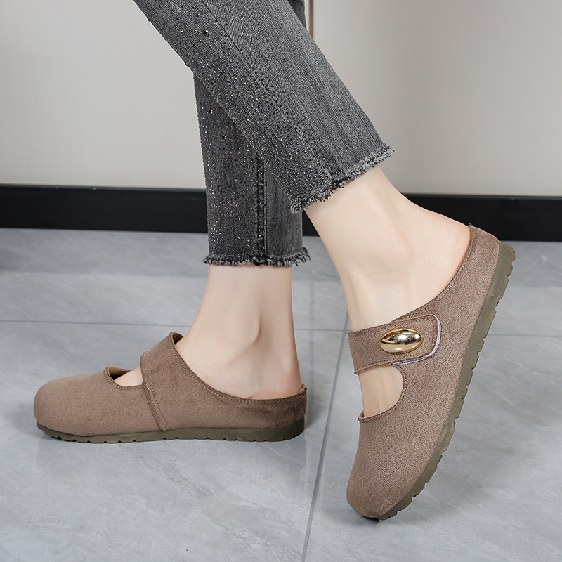 Free Shipping Women's Suede Ma - Slip On Mule Flat ulasan dan harga