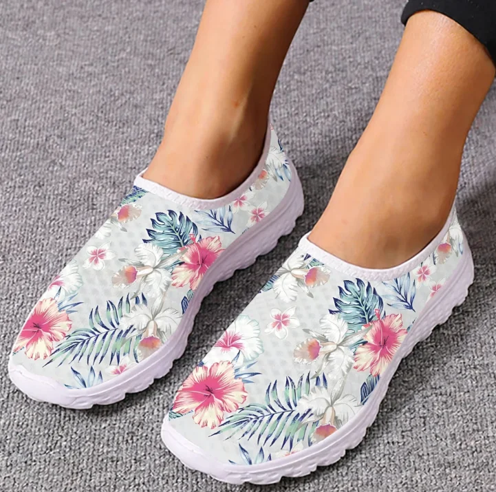 Hawaiian Hibiscus Loafers Trop - Women Shoes Tennis ulasan dan harga