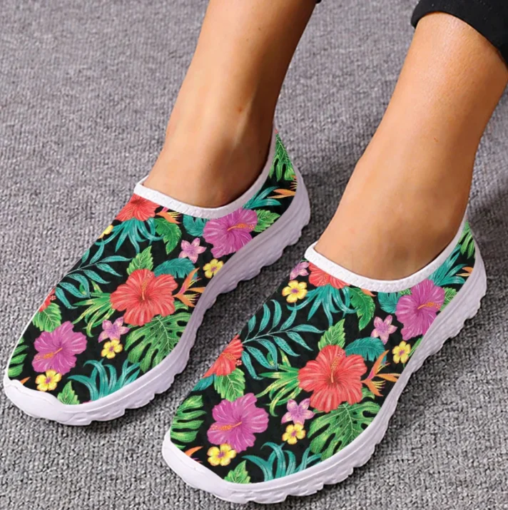Hawaiian Hibiscus Loafers Trop - Women Shoes Tennis ulasan dan harga