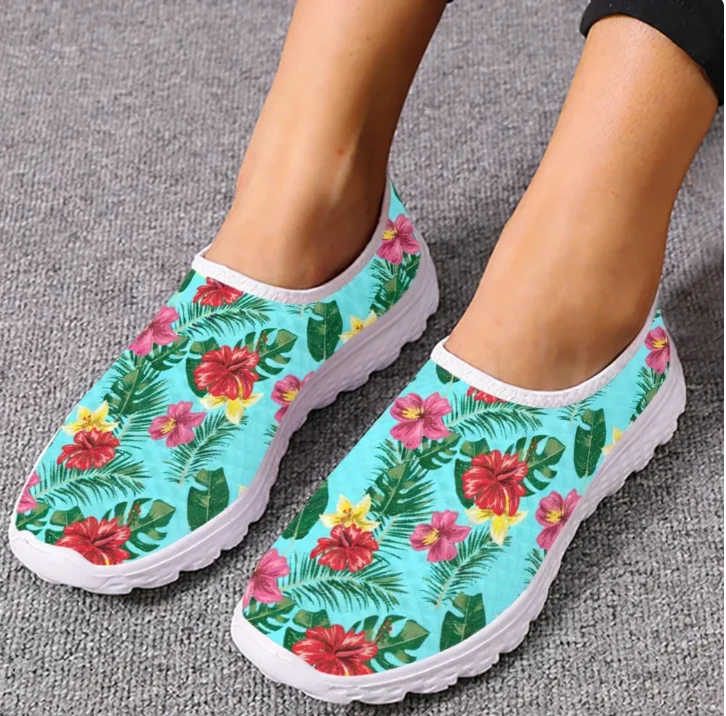 Hawaiian Hibiscus Loafers Trop - Women Shoes Tennis ulasan dan harga