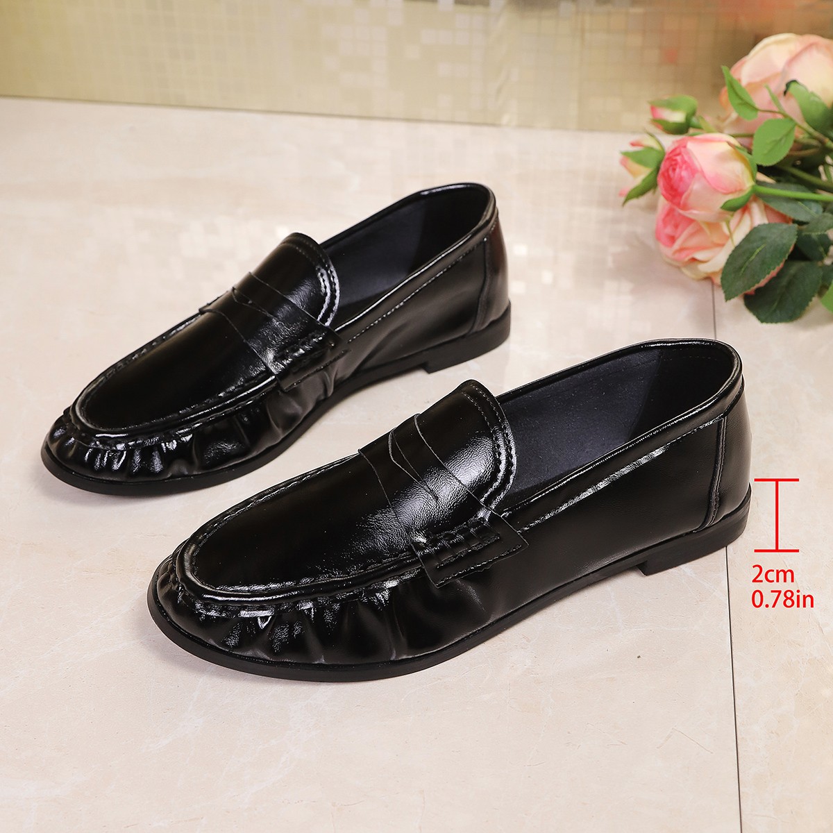 2026 Summer British Style Blac - Women'S Shoes For Work ulasan dan harga