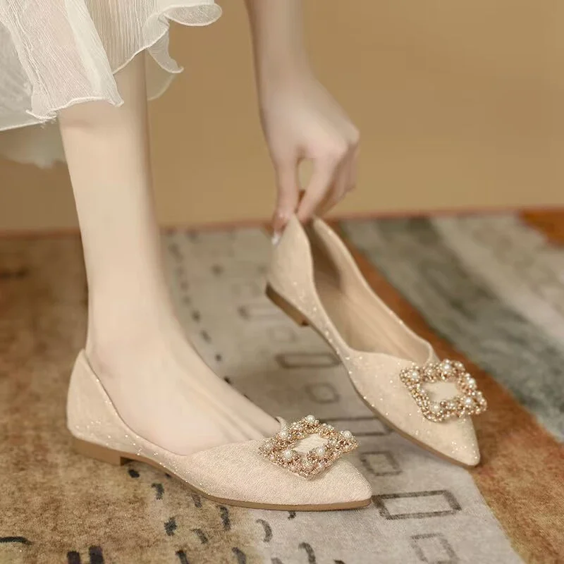 Ladies Footwear Champagne Squa - Women Shoes Quick Delivery ulasan dan harga