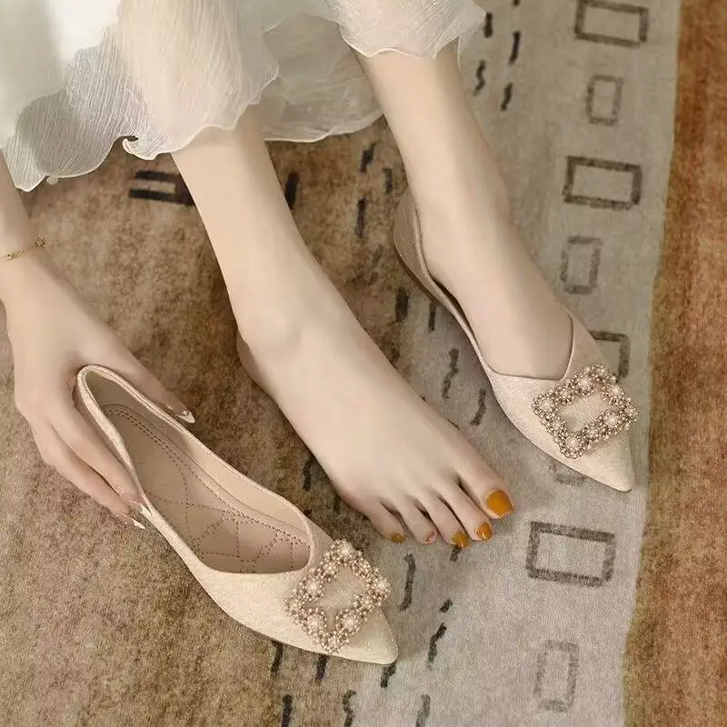 Ladies Footwear Champagne Squa - Women Shoes Quick Delivery ulasan dan harga