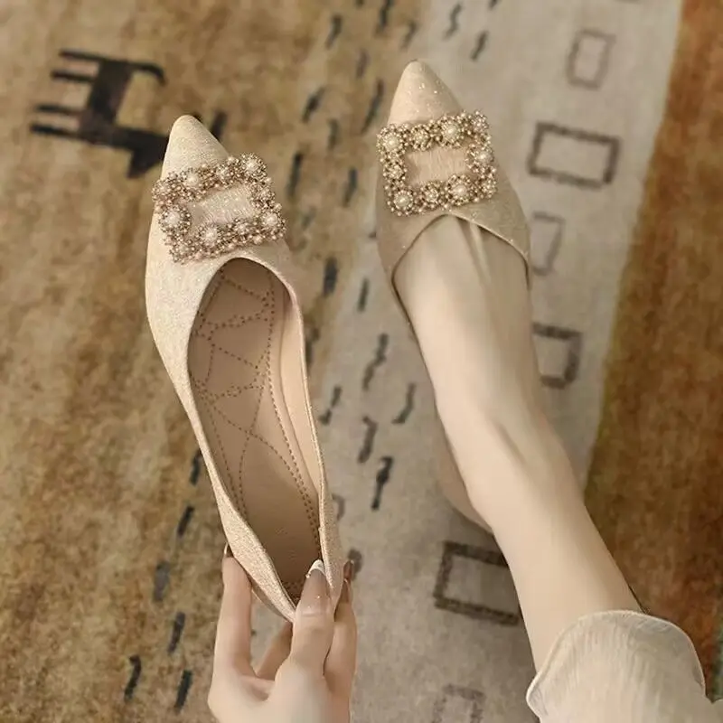 Ladies Footwear Champagne Squa - Women Shoes Quick Delivery ulasan dan harga