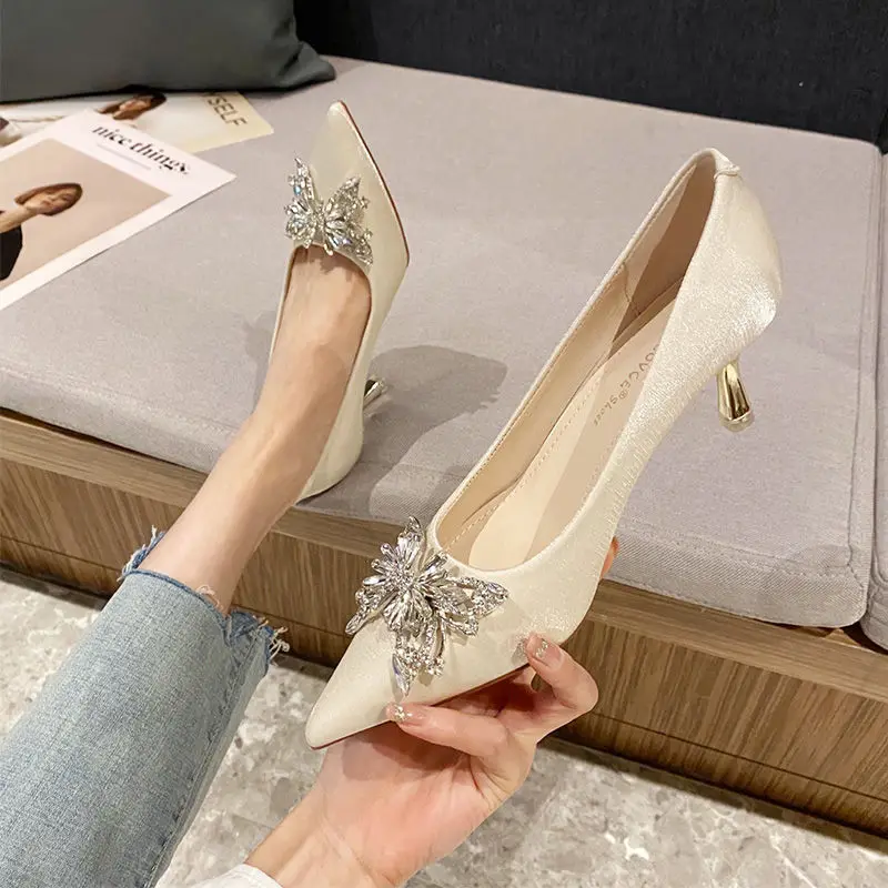 Women's Shoes Office Beige Dia - Women Shoes Quick Delivery ulasan dan harga