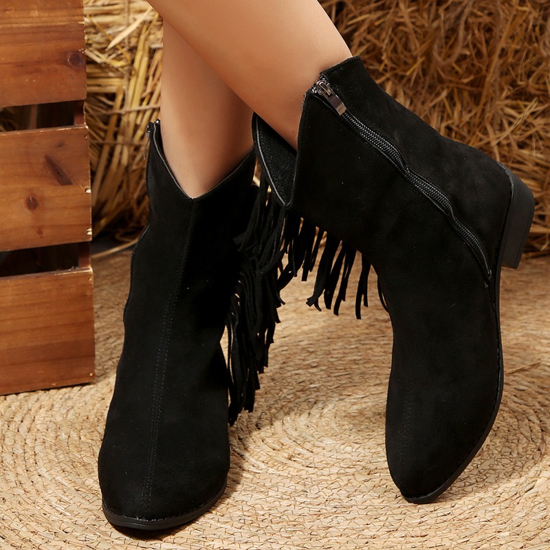 Women's Retro Fringe Suede Wom - Women'S Shoes In Wide Width ulasan dan harga